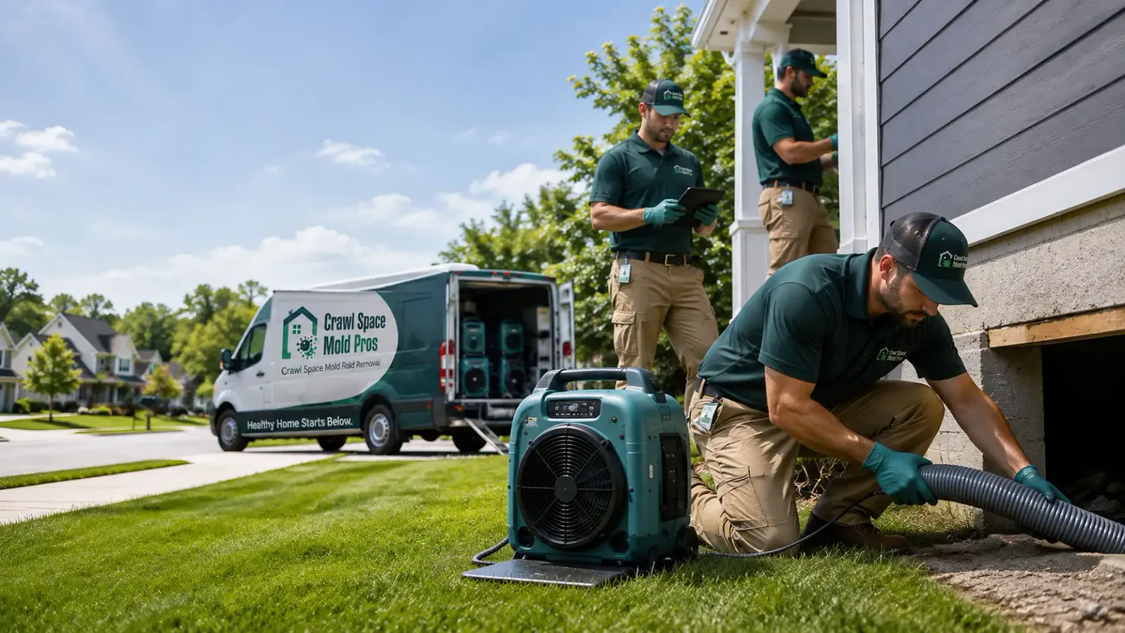 Crawl Space Mold Removal in Portland, ND